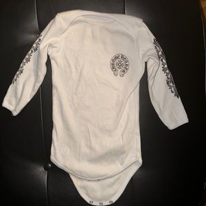 Chrome hearts infant onesie 9-12 months
